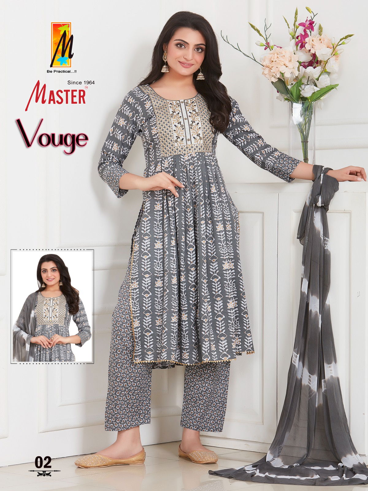 Master Vouge Printed Readymade Suits Catalog
